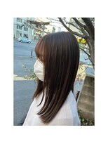 アオゾラヘアー フジサキグウ(AOZORA HAIR FUJISAKIGU) うる艶×チョコレートブラウン