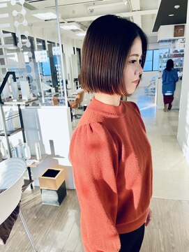 サムライ(SAMURAI) ストレート ボブ ナチュラルベージュカラー【SAMURAI松岡】