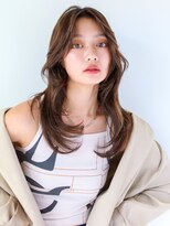 ヘアサロン ガリカ 表参道(hair salon Gallica)&nbsp;大人可愛い艶髪オリーブ/くびれセミディ/透明感カラー