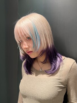 ヌル 表参道本店(Null) スラッシュカラー[デザインカラー/ルーツカラー]