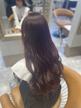 エムサロン ルームス(emusalon Room's) 【Rina】ブリーチなしレッドピンクカラー