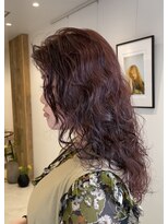 シアン 矢場町店(CYAN.)&nbsp;ロングヘア×スパイラルパーマ×オレンジカラー