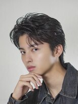 オーシャントーキョー 渋谷神南(OCEAN TOKYO) 黒髪爽やか毛流れ刈り上げショートセンターパート