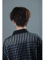 リップス 横浜(LIPPS)&nbsp;シースルーマッシュ波巻きツイストスパイラルパーマメンズカット