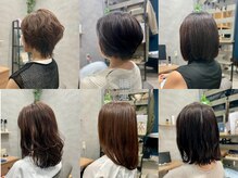 睡蓮 平井店の雰囲気（白髪ぼかしも可能な明るめリタッチ◎　[白髪染め/ショート/50代]）