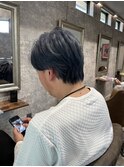 白髪率70% ブリーチ→シルバーカラー