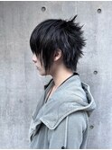 レイヤーシャギーカットメンズカットデザインカット