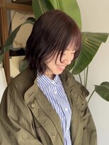 美容室 アイディー i-dee ピンクカラー×お洒落レイヤーボブ