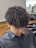 【人気Ｎｏ.1】【メンズカット】+【パーマ】8000円