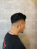 ブレイブ ヘアデザイン(BRaeVE hair design)&nbsp;メンズスキンフェード7:3スタイル