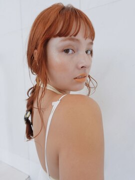 トリコ ショップアンドヘアサロン(tricot shop hair salon) オレンジカラー◎暖色カラー◎ヘアアレンジ