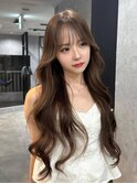 韓国ヘア×ヘーゼルベージュ/プルエクステ/髪質改善/横浜