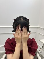 リルミー(Lilme) リボンで猫ちゃん風キュートなツインお団子♪ *ひな*