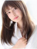 大人レイヤーカット/ハッシュカット/前髪あり/20代30代40代