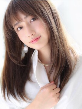 ジーナ 渋谷 表参道(JINA) 大人レイヤーカット/ハッシュカット/前髪あり/20代30代40代