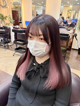 インナーカラーお任せ下さい【池袋インナーカラー/武田】