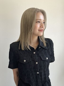 ヘアサロン セロ(Hair Salon SERO) 【セロ姫路】ミルクティーベージュ/ハイトーン/ダブルカラー