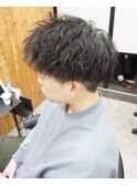 メンズパーマ/ツイストマッシュ/ツイストスパイラルパーマ