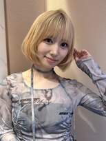 サンドイエナ 横浜店(sand yena)&nbsp;くびレイヤーボブルフネビージュ小顔ワンレンこなれミディ
