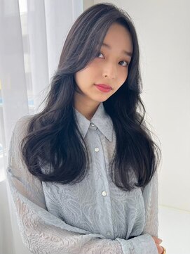 ソヨン 栄店(SOYON) 似合わせカット/ミディアムレイヤーカット/大人ガーリー/くせ毛