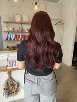 シェル 津山の手店(shel) ラベンダーピンクレイヤーカット艶髪