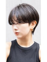 サーカス バイ ビュートリアム 青山(CIRCUS by BEAUTRIUM) ハンサムショート×前髪長めショート|黒髪・小顔カット