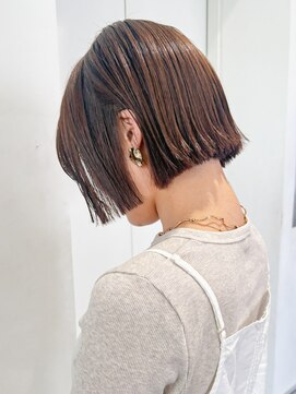 ヘア アンド スパ エジェリ プリム(hair&spa egerie prime) 【恵比寿】小顔切りっぱなしボブ/30代/40代/50代