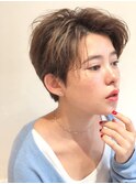 【neolivenico 大井町店】ハンサムショート　シナモンベージュ