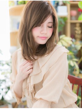 カバーヘア ブリス 川口(COVER HAIR bliss) ■bliss川口104★■アシンメトリーくせ毛風セミディ
