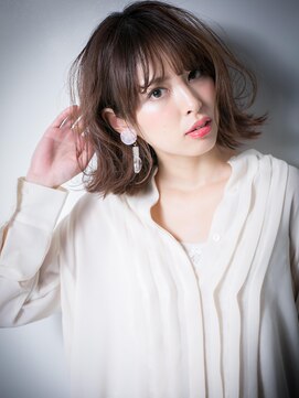 カバーヘア ブリス 大宮西口(COVER HAIR bliss) *bliss大宮* 大人可愛い☆くせ毛風ラフカールくびれセミディｔ