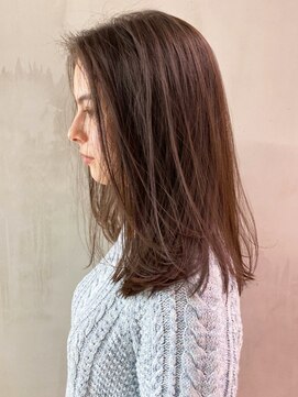 アイティー バイ アルバム 浦和店(IT by ALBUM) ナチュラルミディアム_オリーブカラーハイライトカラー_ba249593