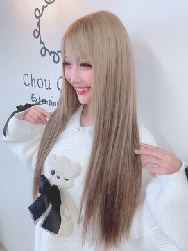 エクステンションシュシュ(Extension chou chou) きつねカラー