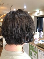 ソルト(Salt)&nbsp;ショートボブとパーマ