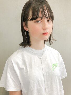 エイチ(H eitf) 【エイチ原宿/GAKU】 外ハネボブ/アッシュブラウン