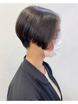 モリオフロムロンドン 松戸店(Morio from London) 【松戸 石山】黒髪ハンサムショート 刈り上げ 前髪なし