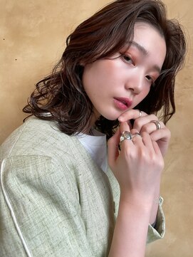 シェノン サントル(CHAINON CENTRE) グレージュカラー/黒髪/ココアベージュ/ボブウルフ[梅田/茶屋町]