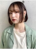 ボブ×フェイスフレーミング