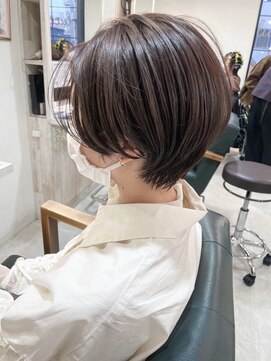 ヘアメイクガーデン(HairMake GARDEN) ショート×グレージュ