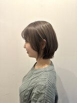 ゼンドットカラスマ(Zen.karasuma)&nbsp;ショートボブ×ミルクティーベージュ20代30代40代