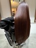【髪の整形】カラー＋ココナッツ縮毛矯正SS＋艶髪トリートメント ¥22,500
