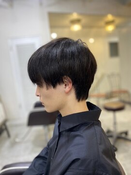 ソイクフ 四条大宮店(SOY-KUFU) 【soy-kufu】MEN'S HAIRマッシュヘアカルマパーマダークアッシュ