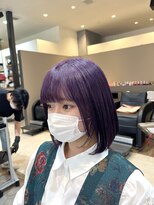 ラッシュ(rush)&nbsp;パープルカラー × ボブ