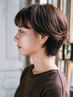 【レディース】全体染め（ショート）＋艶しっとりラメトリートメント　6600円