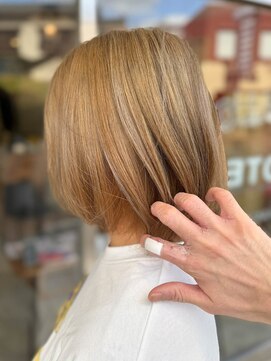 テトテ 門戸厄神店(tetote) 【tetote門戸厄神/竹下】ブロンド/似合わせカット