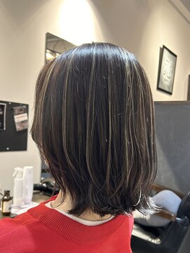 リットバイディア 茅ヶ崎(Lit by diar) 茅ヶ崎/ハイライト/髪質改善/白髪ぼかし/ショート/ボブ/レイヤー