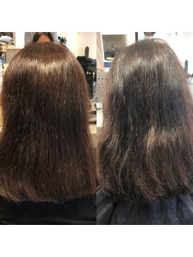 レアビーチ センター南店(LeaBeach) 【－5歳若見えチェンジ♪】白髪染め髪質改善+Tr+ブロー