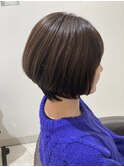 【下田】前下がりのゆるふわショートグラデーション