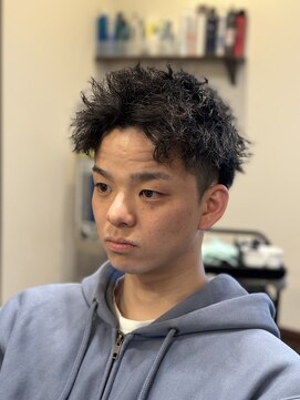 理容 うめむら ツイストパーマ