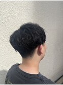 波巻きパーマ