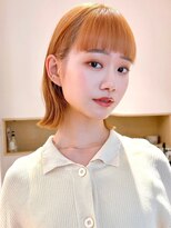 セイドット オモテサンドウ(Say. omotesando) Say.外ハネボブブリーチハイトーンミルクティーベージュ表参道